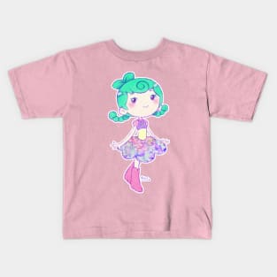 Cute Kawaii Princess Crystal Barbie Video Game Hero Anime Fan Art Kids T-Shirt